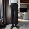 Ternos masculinos Blazers Autumn Elastic Slim Fit Suit Pant For Men Casual Business Dress Pants Office Wedding Troushers Roupas Men