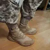 Stivali estivi da combattimento barca uomo donna arrampicata allenamento leggero impermeabile tattico scarpe da trekking all'aperto mesh traspirante esercito 220819