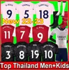 soccer jerseys G.JESUS SMITH ROWE PEPE SAKA Fans Player Version ODEGAARD THOMAS MARTINELLI TIERNEY 2021 2022 2023 Football Kits Shirt Men Kids Sets Uniforms