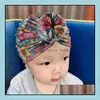 CAPS HATS 15578 Vintage Europe Spädbarn Baby Boys Girls Hat Florals Donut Headwear Child Toddler Kids Beanies Turban Babies Dr Mxhome Dhox8