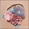 Hair Accessories Europe Baby Girls Floals Opasek ręcznie robione dzieci kwiat korona Pography rekwizytów opaska