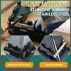 Professionella handverktygsuppsättningar avfasningsmätare 2-i-1 mätning för skärning av rörledningsinstallation hemförbättring sågvinkel baseboardprof