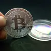 Or BitCoins 40x40x1.5mm Arts Artisanat Creative Souvenir Collection Bit Coin DHL F0822