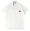 قمصان رجالي صيفية بأكمام قصيرة قمصان غير رسمية موضة مثلث مقلوب فضفاضة بولو نمط الشاطئ تنفس بلايز تيز ملابس متعددة الأنماط M-3XL