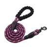 Haustierbedarf Hundeleine für kleine große Hundeleinen Reflektierendes Seil Haustiere Blei Hundehalsband Harness Nylon Running C0819