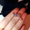 Wong Rain 100 925 Sterling Silver Water Drop Created Gemstone Wedding Party Studs Earrings For Women Fine Jewelry 220816