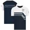 F1 Formule One Team Uniforme à manches courtes Polo Racing Racing Sautpuise masculine Personnalisation