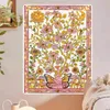 Fiori Vite Arazzo Fungo Farfalla Appeso a parete Girasole Vintage Sole Luna Occhi colorati Dormitorio Hippie Mandala Boho Decor J220804