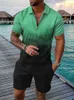 Новая модная лоскутная одежда Men Men Summer Rotheremepe Late Roote Polo Polo Рубашка и шорты для мужчин повседневная уличная одежда T220819 T220819