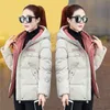 Winter Jacket Women Parkas Hooded Thick Down Cotton Padded Parka Female Short Coat Slim Warm Outwear P772 220819