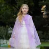 Poncho Girls Princess Lace Cape Children Party Performing Performance Warans Kids Mxhome Drop Livrot 2021 Baby Maternity Baby Clothing Ou mxhome DHDB9