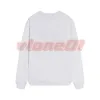 Mens High Street Autumn Hoodies Womens Round Neck Fashion Graffiti Print Sweater Couple Long Sleeve Balck White Tops Asian Size M-2XL