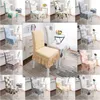 Chair Covers Floral Printed Cover Removable Covering For Kitchen Folded Seat Back Protector Dining Room SlipcoverChair