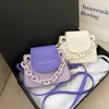 Summer Color Contrast Mini Bag 2020 New Fashion Net Red Foreign Style One Shoulder Trend Messenger Bag Chain Small Square Bag302l