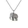 Anhänger-Halsketten für Frauen Der rotäugige Elefant Elegantes Markasit-Schmuckzubehör