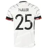 22 23 Hummels Kroos Soccer Jersey 2021ファンプレーヤーバージョンGnabry Werner Draxler Reus Muller Gotze Football Shird Uniforms Men Kid Kit