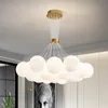 Moderne Planète Boule De Verre Suspension Bleu Jaune Gris Blanc Globe Suspension Lumière Hôtel Boutique Centre Commercial Bar Café Éclairage Suspendu