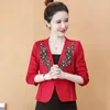 Women's Jackets Autumn Black White Women Jacket Long Sleeve V-Neck Cardigan Coat For 2022 Coats E739Women's