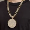 Moda Hip Hop Mens Colar para homens Chain Chain Gold Plating Designer Colares