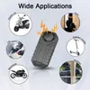 Alarm Systems Waterproof Bike Anti Theft Warning Motorcycle Electric Bicycle Security Lost Remote Control Vibration Detector AlarmAlarm Syst