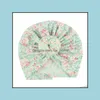 Casquettes Chapeaux 15578 Vintage Europe Infantile Bébé Garçons Filles Chapeau Florals Donut Chapeaux Enfant Enfant En Bas Âge Enfants Bonnets Turban Bébés Dr Mxhome Dhox8