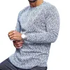 티셔츠 긴 소매 슬림 상단면 혼합 남성 스트라이프 격자 무늬 인쇄 수컷 풀오버 스웨터 가을 남성 의류 캐주얼 스트리트웨어 220819