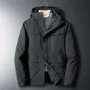 Męskie Down Parkas XL-8xl Wysokiej jakości Plus Pluszowa kurtka nawozowa dwuczęściowa 80 Velvet Odłączane linermen's