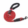 Haustierbedarf Hundeleine für kleine große Hundeleinen Reflektierendes Seil Haustiere Blei Hundehalsband Harness Nylon Running C0819