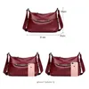 Evening Bags Vintage Women Leather Luxury Handbags Designer Messenger Crossbody Ladies Shoulder Bolsos Sac A MainEvening