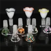 narguilés New US Couleur Cannibal Flower 14mm Bols En Verre Pour Tabac Bong Bol Pièce Verre Eau Bongs Dab Oil Rigs Pipes