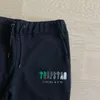 2023 Erkekler Trapstar Trailsuit Kombinasyonu Şönderi Kod çözülmüş kapüşonlu koşu pantolonları yeşil 1to1 en kaliteli kadın işlemeli ceket artı boyutu kıyafetler