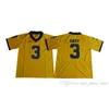 NCAA Michigan Wolverines College Football Wear #3 Rashan Gary Jersey 7 Khaleke Hudson 12 Chris Evans 23 Tyree Kinnel Blue White Golden Jerseys