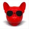 Private Mode Dog Head Bluetooth Speaker Radio Card Audio Mobile Computer Subwoofer Dog Year Gift244E
