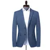 Gelegenheitsanzug Jacken Blazer für Männer Hochzeit Blau Schlankes Fit -Outwear Übergroße Single Brazer Blazer Elegante Luxusmäntel Korean 220822
