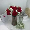Singel White Endas Gypsophila Baby Breath Artificial Fake Silk Flowers Plant Home Wedding Decoration FY3762 SXAUG20