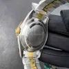 Rolesx Uxury Saat Tarihi GMT 3A Kalite Lüks Beyaz Dial Günü Otomatik Mekanik Hareket 40mm Altın Montres-Homm Kadın Spor Saati