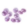 Lustre Cristal Camal 20 pcs Violet 14mm Octogonal Perles Lâches 1 Trou/2 Trous Éclairage Lampe Partie Rideaux De Mariage HomeLustre