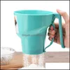 Baking Pastry Tools Flour Sifter Sieve Strainer Tool Sifters Cup Powder Mesh Handheld Funnel Shaped Net Drop Delivery 20 Ffshop2001 Dhj6K