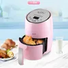 220V 50Hz 1200W 3D Air Fryer Aquecimento tridimensional de fryer de ar inteligente Toque em uma chave T220819