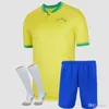 22 23 Brazils Richarlison G.JESUS Soccer Jerseys 2022 2023 COUTINHO FIRMINO Marquinhos VINI JR ANTONY SILVA DANI ALVES Casemiro Brasil Kit Adulte Enfants Maillot de Football