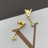 Delicate Earrings Designer Fashion Ear Loop Simple Earing for Man Womens 4 Styles Good Quality6921199