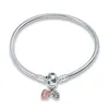 925 Beadered Strands Bracelet Оригинальный Fit Pandora Charm Bracelets Brangle Jewelry