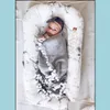 Blankets Swaddling Infant Baby Muslin Swaddle Wrap Ered Blanket Wraps Nursery Bedding Towelling Bath Towel Balls Tassel Babi Mxhome Dh9Jy