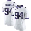 NCAA Custom TCU Horned Frogs College Football Jerseys 18 Jalen Reagor Jersey 15 Max Duggan 24 Darwin Barlow 12 Foster Sawyer Taye Barber Sti