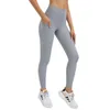 NWT Women Tights Fitness Running Yoga Pants L-172 Hög midja Sömlösa Sport Leggings Push Up Leggins Energy Gym Clothing Girl Leggins