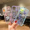 Women Clear Glitter Phone Cases For Iphone 14 13 12 11 Pro Xs Max Xr 8 7 Plus Luxury Butterfly Cover Soft Shell Shockproof Anti Drop