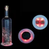 1000pcs Mini LED Coaster Glow Bottle Bottle Light Stickers jasny Xmas nocny klub barowy Waza Wystorka Bateryjna Kupa Mat Sxaug20
