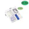 PROP Game Money Copy Copia UK GBP 100 50 Note Extra Bank Strap - I film giocano falso Casino PO Booth251Y