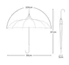 Umbrellas Windproof Tower Pagoda Rainy Sunny Umbrella Photography Props Princess Gift Long Handle Female Wedding Umbrella