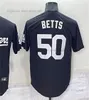 2022 Ny basebolltröja 50 Mookie Betts Dodgers City Vit Grön Blå Stitched Tröjor Herr Dam Ungdom Storlek S--XXXL